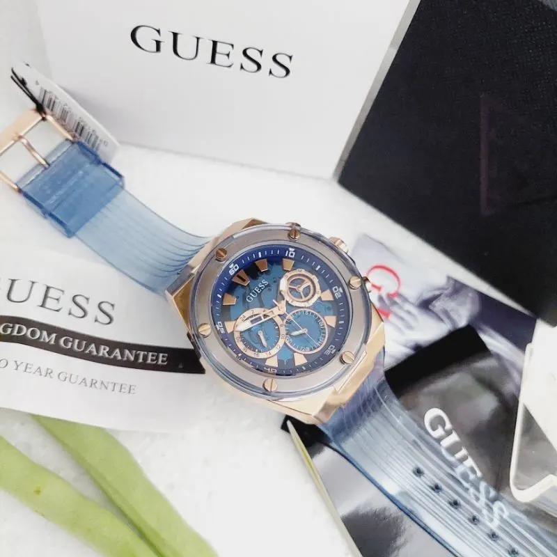 Guess Poseidon Multifunction Quartz Blue Dial Men’s Watch- GW0425G3